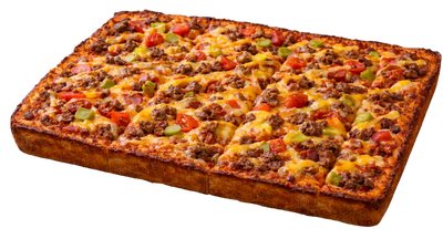 Bacon Cheeseburger Deep Dish Pizza