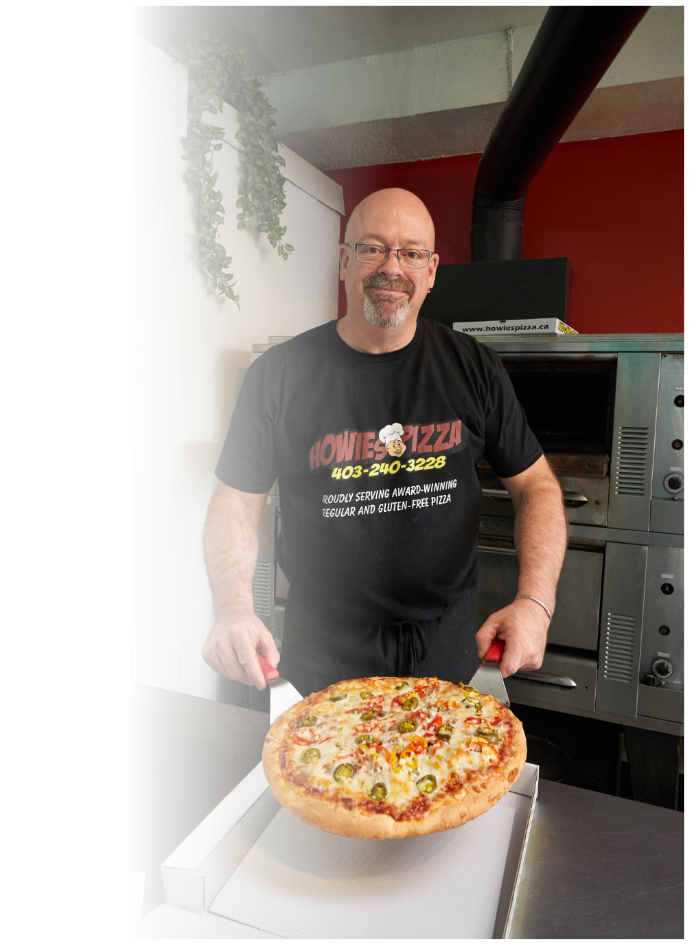 Howie's Pizza illustration